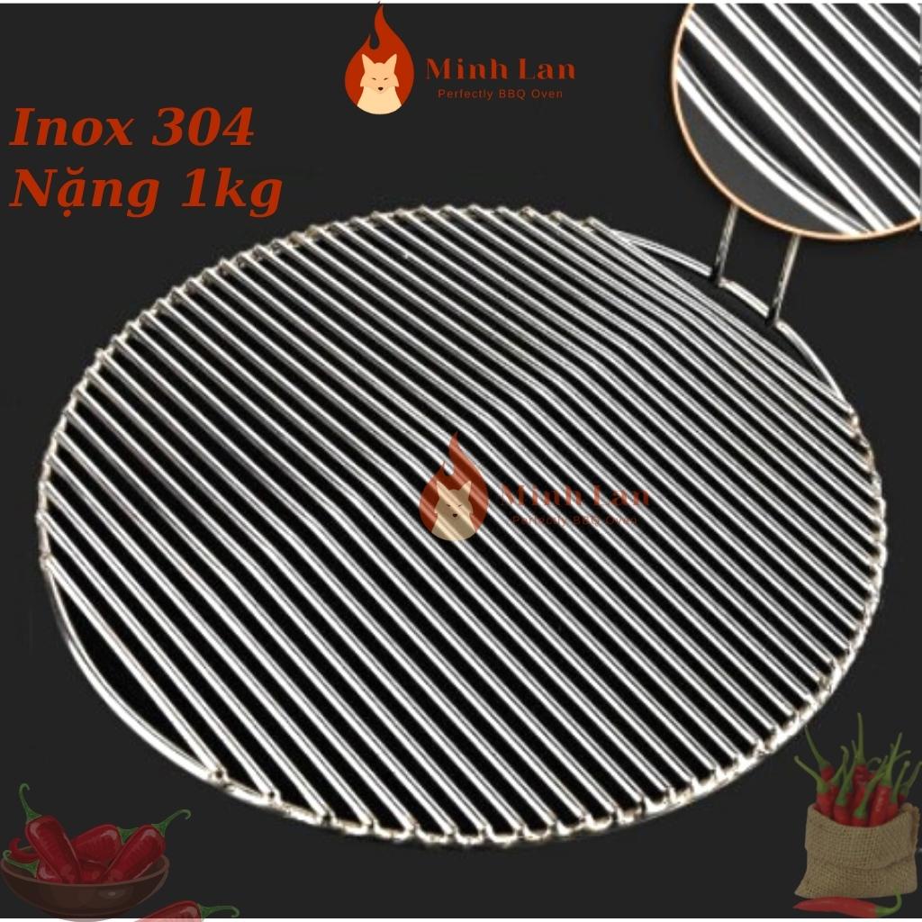 Vỉ nướng song ngang nan tròn INOX 304 cao cấp Chống Han Gỉ [ Hàng Nhập Khẩu]