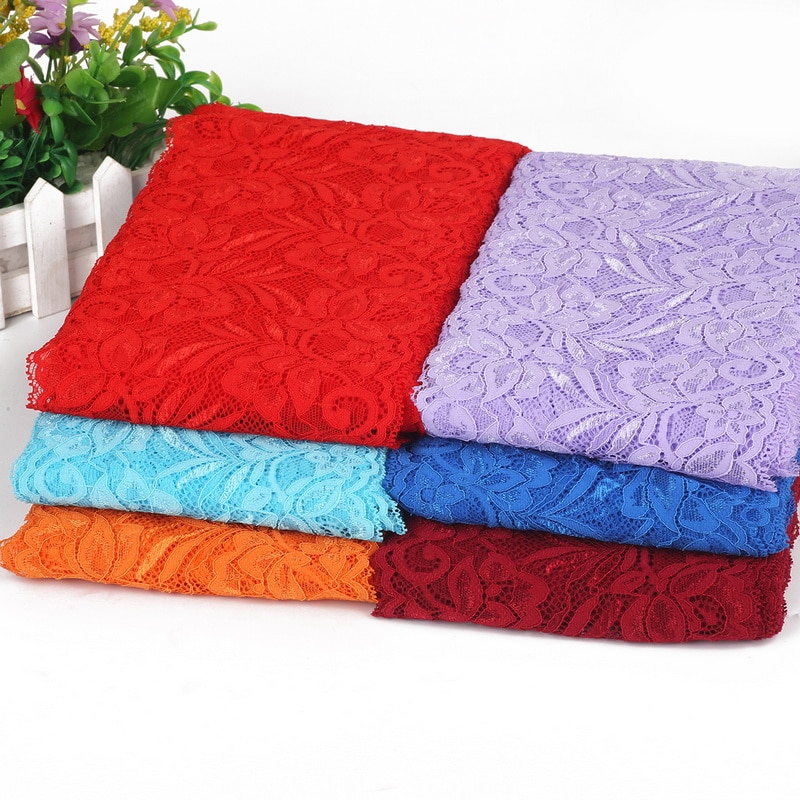 Cuộn Dây Ruy Băng Ren Co Giãn 15cm Dài 2 Yard Dùng Trang Trí Tiệc Cưới
