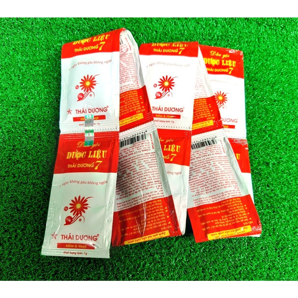 Dầu gội Thái Dương 7 - 7 ngày không gàu không ngứa - dây 10gói x 7g