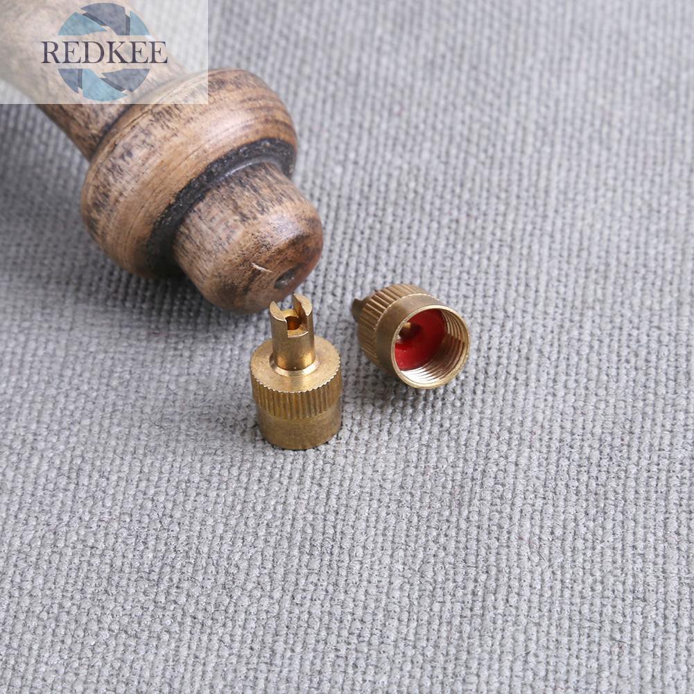 Set 10 Nắp Đậy Van Bánh Xe Máy / Xe Hơi Có Rãnh
