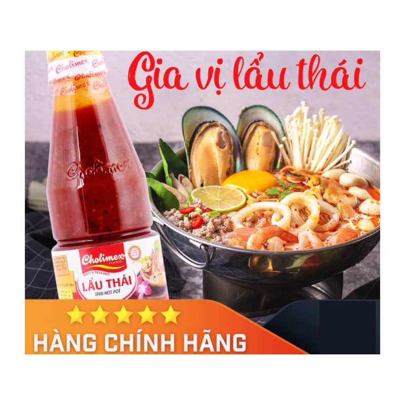 SỐT LẨU THÁI CHOLIMEX CHAI 280G