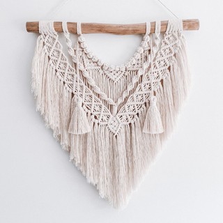 Mành macrame treo tường trang trí nhà cửa, homestay, quán cafe (W10)