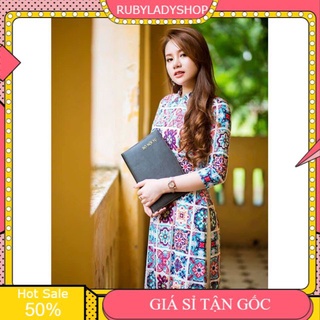 SET ÁO DÀI TRUYỀN THỐNG CÔ BA SÀI GÒN CAO CẤP