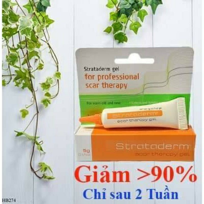 [Cam kết chính hãng] Gel mờ sẹo Strataderm hàng đầu Thụy Sỹ - tuýp 10g