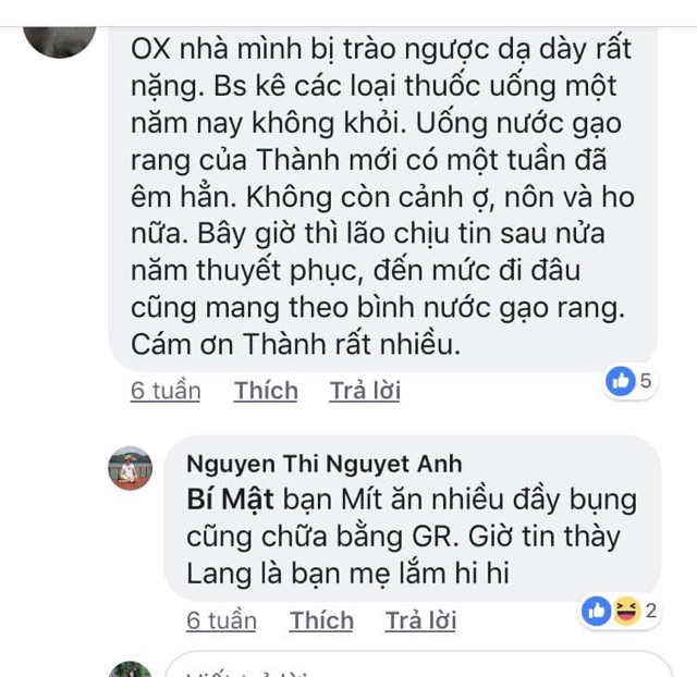 1kg Gạo rang cháy bếp củi, hỗ trợ trào ngược dạ dày, thải Virus HP theo công thức gạo rang cháy rau thuốc Thành Mắt