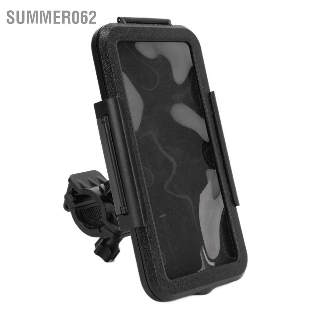 Summer062 Bike Phone Front Frame Bag 360° Rotatable Waterproof Holder with Touch Screen Case