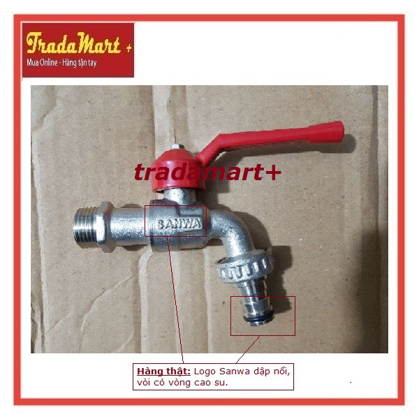- Vòi đầu dài CKT20 3/4" PN16 Sanwa