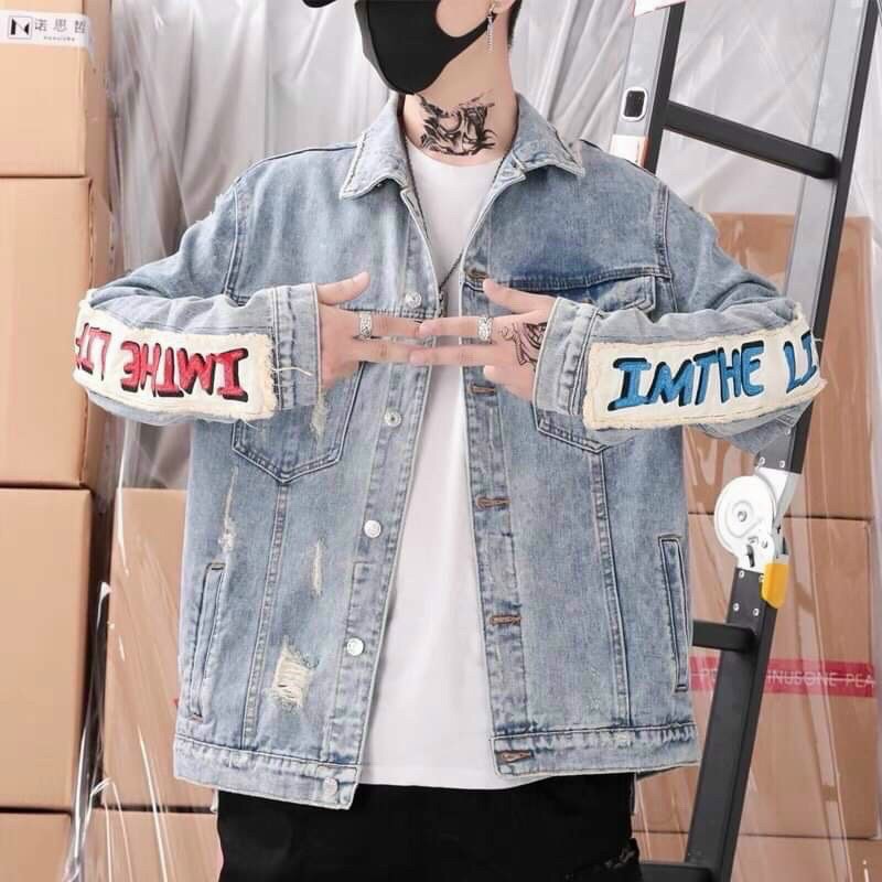 Áo Khoác Jean Unisex Gpoiled Mẫu Mã Hot Cho Mùa Đông