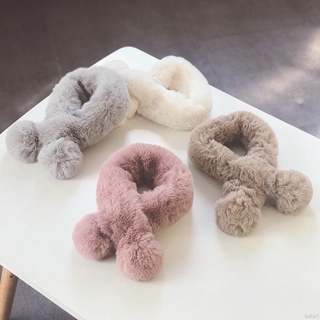 Khăn choàng cổ vải lông giữ ấm cho bé