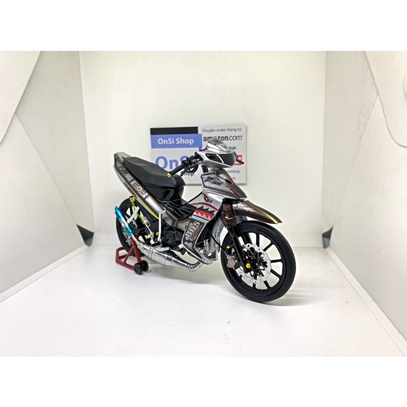 MÔ HÌNH YAZ 125cc  XE MOTOR ĐỘ F-35 TỈ LỆ 1/12