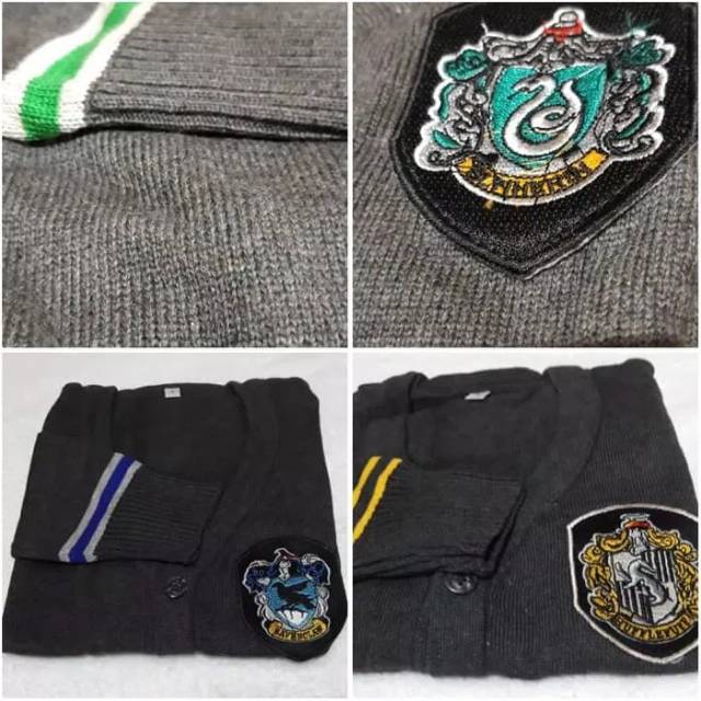 Áo Khoác Cardigan Dệt Kim Phong Cách Harry Potter