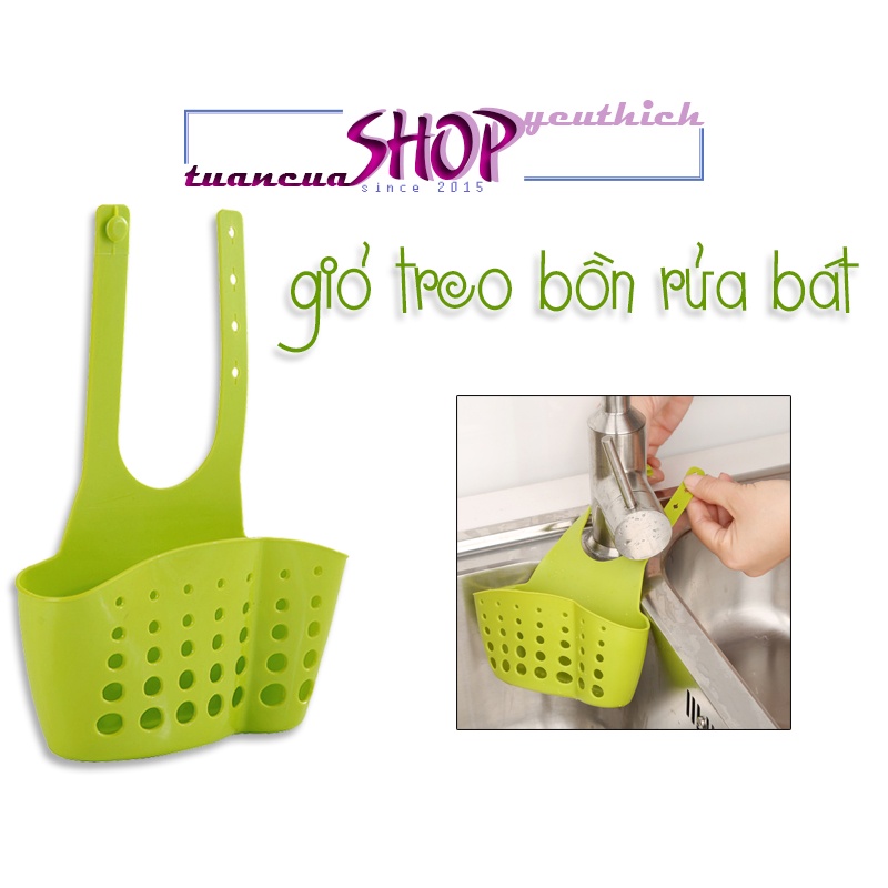 Giỏ đựng đồ treo bồn rửa bát bằng dẻo nguyên sinh (GD01)