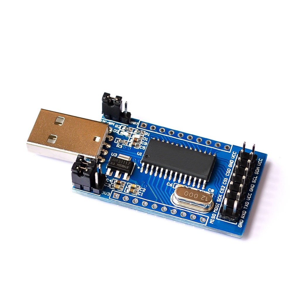 USB lập trình CH341A sang UART IIC SPI I2C chuyển đổi cổng song song onboard đèn báo hoạt động mô-đun