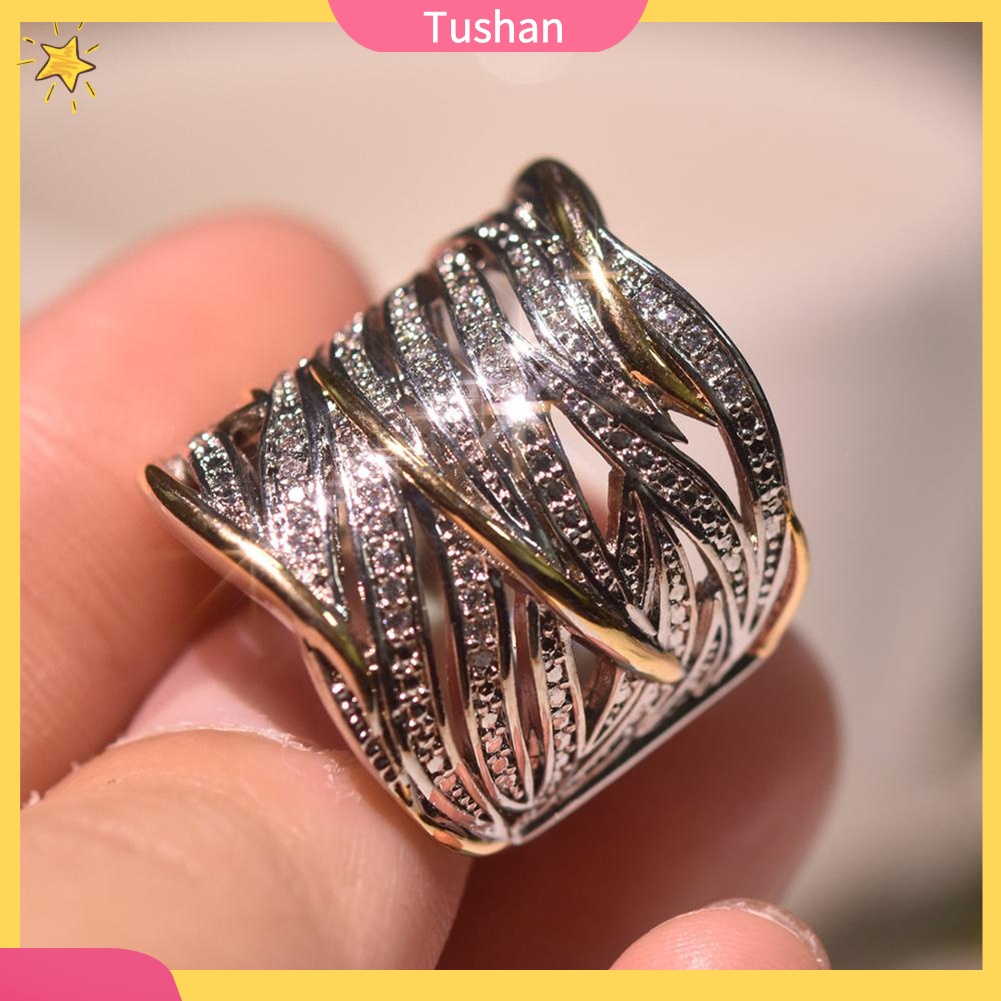 Nhẫn Hợp Kim Đính Đá Sang Trọng