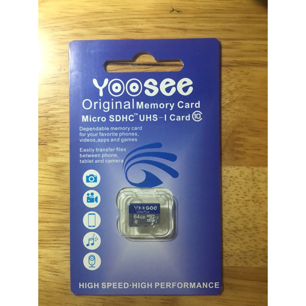 Thẻ Nhớ Chính Hãng Yoosee 32GB,64GB,128GB Xịn,Tương Thích Mọi Thiết Bị