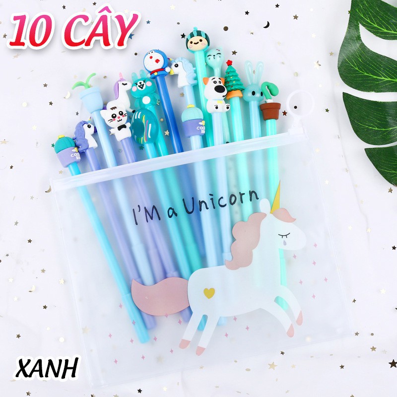 BỘ 10 CÂY VIẾT BI HÌNH THÚ SIÊU XINH 1155