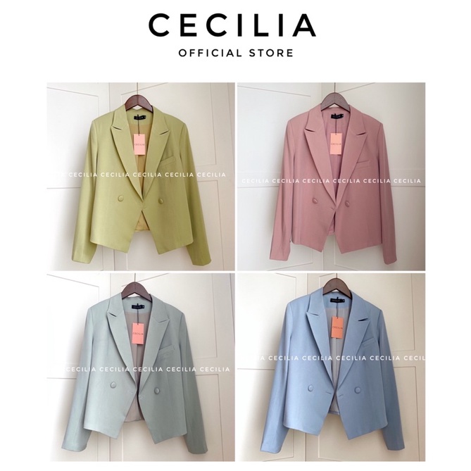 Blazer ASTER By CECILIA dáng ngắn 60cm size S/M/L 4 màu | WebRaoVat - webraovat.net.vn