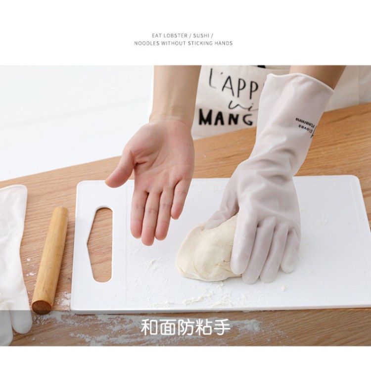 Găng Tay Cao Su , Găng tay cao su siêu dai rửa chén và làm vườn