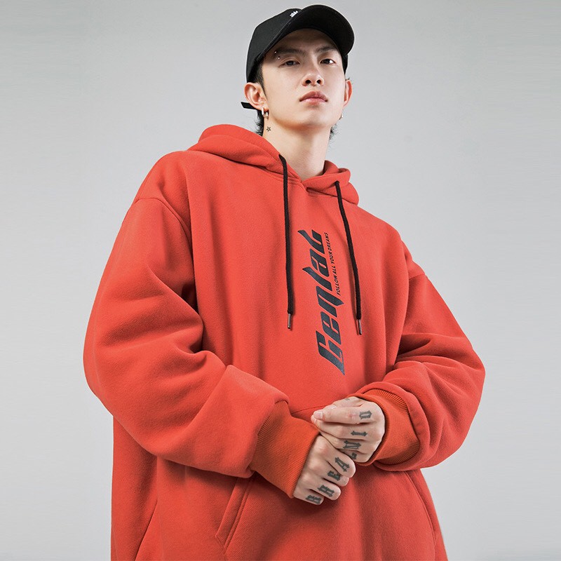 Áo Hoodie Nam Nữ from rộng unisex vải nỉ không xù lông kiểu dáng hàn quốc