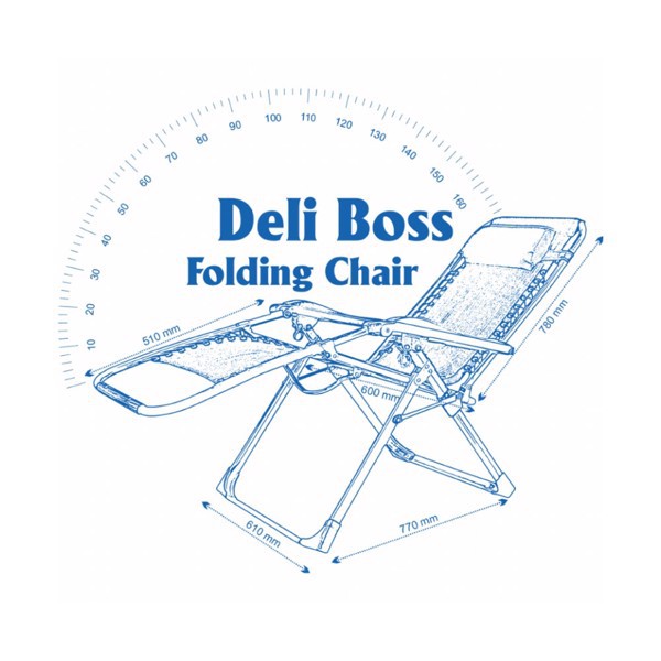 Ghế xếp thư giãn du lịch DELI Boss