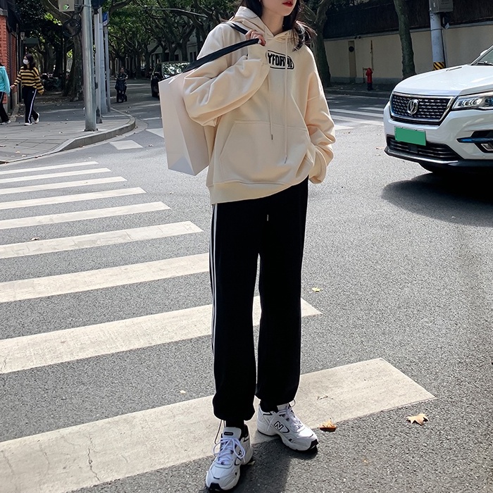 Quần thể thao ZHELIHANGFEI lưng cao ống rộng bảo vệ chân đa năng thời trang