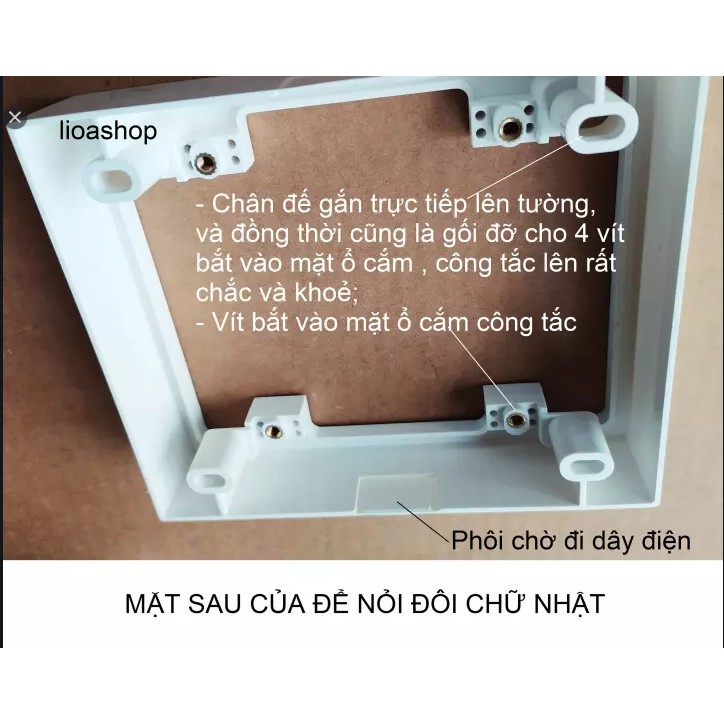 đế nổi đôi LiOA