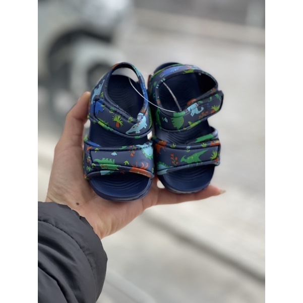 Dép quai siêu nhẹ hình khủng long cho bé