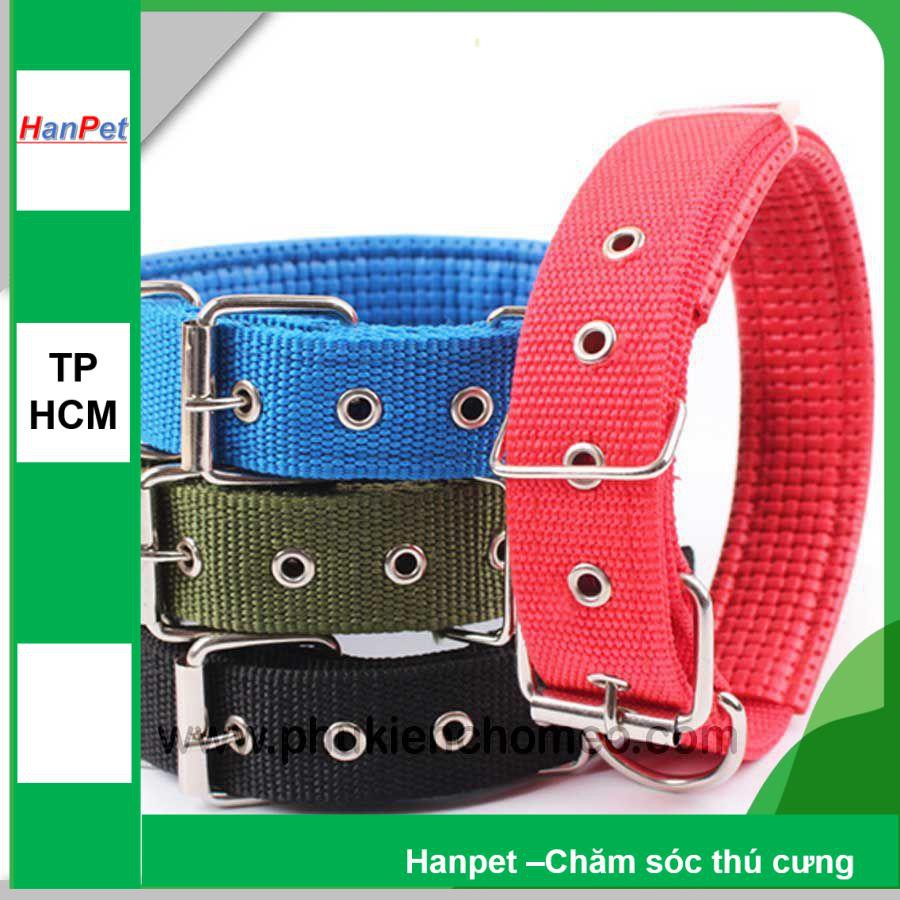 HCM-SP743 - Vòng cổ chó có đệm khoá thường -Size 1.5: vòng cổ 33~41cm (hanpet 4711858)