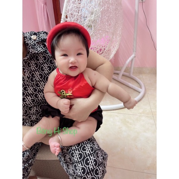 YẾM ĐÀO HOA KÈM MẤN CHO BÉ GÁI 💞