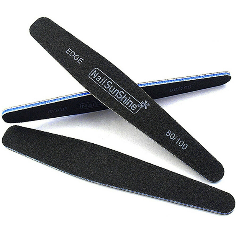 【TGS】Sandpaper Nail File Sanding Buffer Block 100/180 Pedicure Manicure Buffing  Nail Files Buffer set