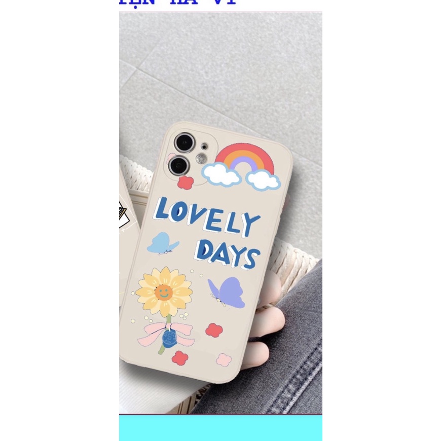 Ốp lưng hình lovely day cạnh vuông giả lp 13 5/5s/6/6plus/6s/7/7plus/8/8plus/x/xr/xs/11/12/pro/max/13promax