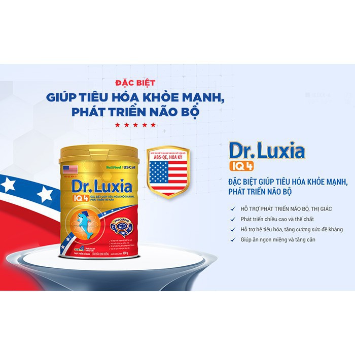 [Mã 267FMCGSALE giảm 8% đơn 500K] Sữa DR.LUXIA IQ 4 900g