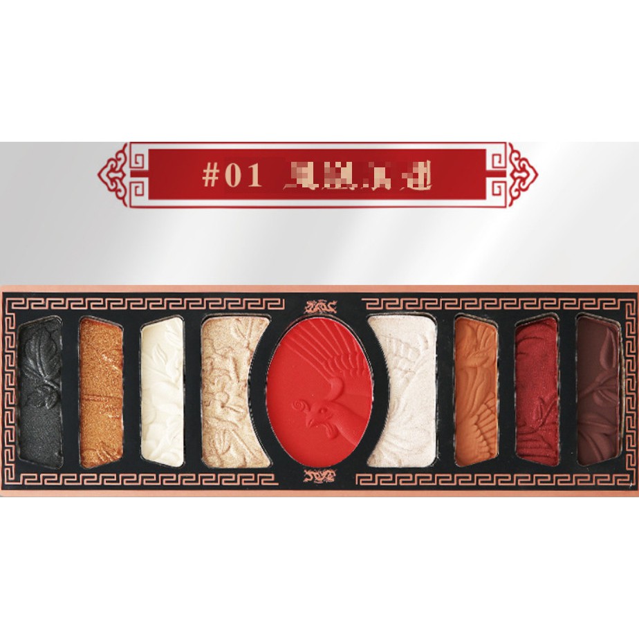 Phấn Mắt 9 ô CÔNG TƯỚC 5254 nội địa auth mịn da bắt mắt tôn da sỉ tốt - GIÁ GỐC 12 | BigBuy360 - bigbuy360.vn