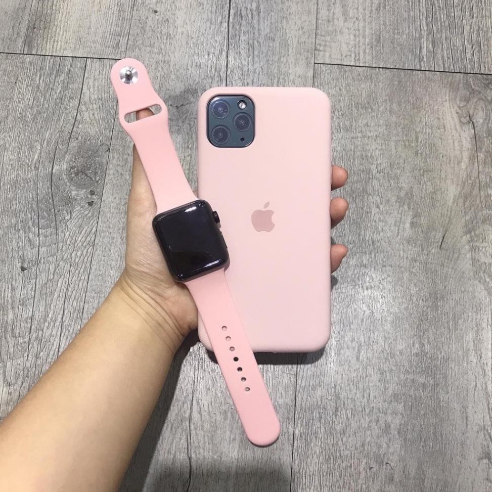 Combo Ốp Chống Bẩn - Dây Apple Watch Cao Su  Iphone 6/ 6plus / 7/ 8/ 7plus / X/ Xs max / 11/ 11pro/ 11promax