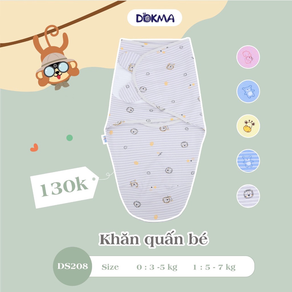 Ủ Kén Cotton Cho Bé Ngon Giấc Dokma