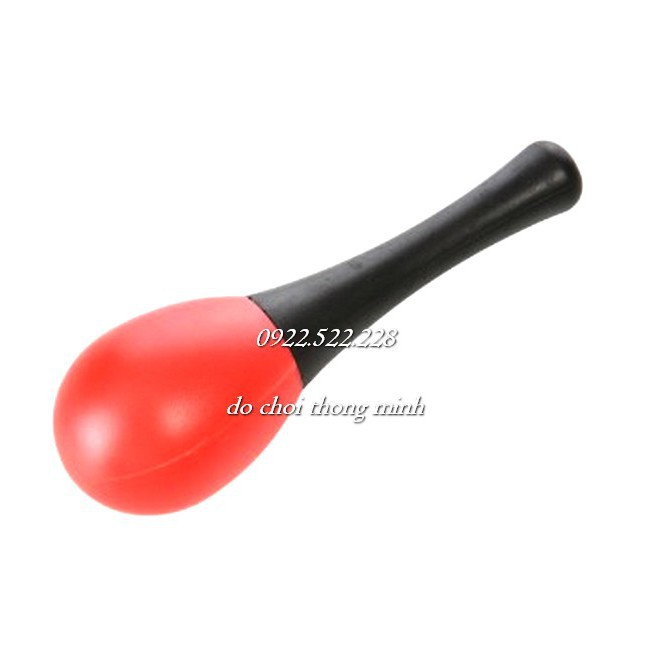 Maracas lục lạc bầu dài nhựa - Đồ chơi cảm thụ âm nhạc