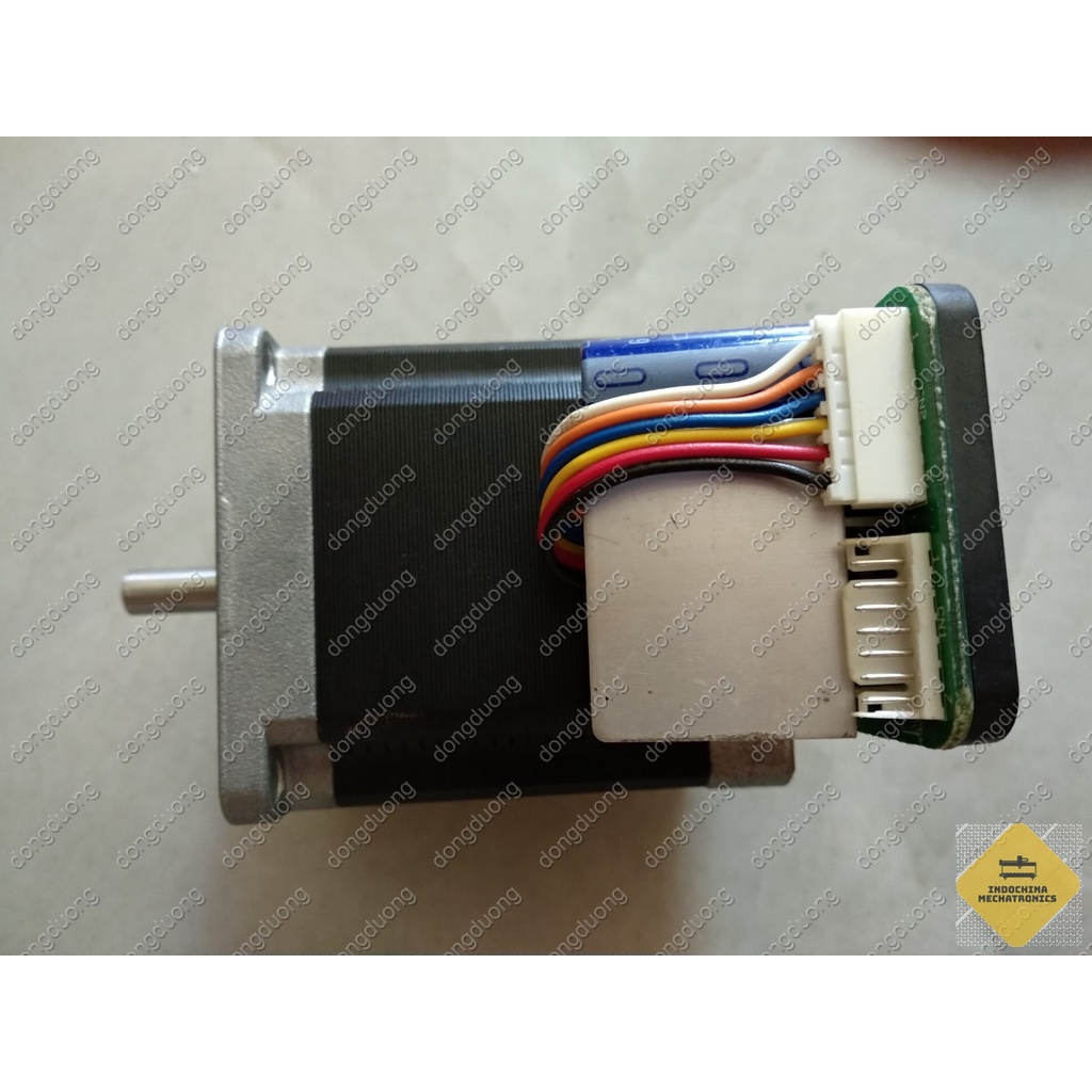 Động cơ Sanyo Denki 103H7124-01XA42 Stepping Motor liền điều khiển, hàng tháo máy Không có đánh giá