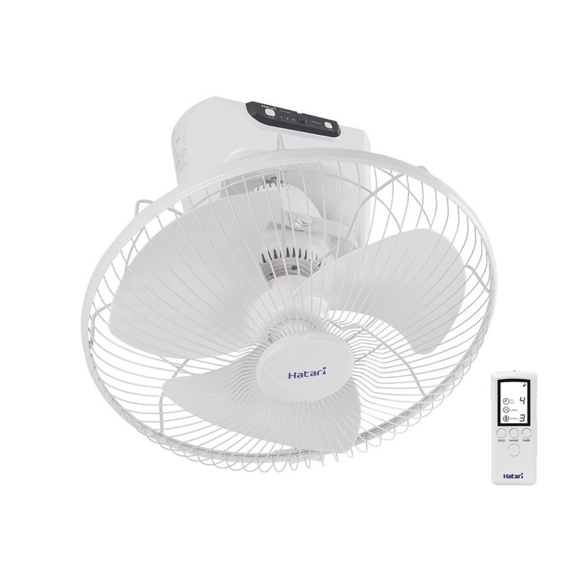 (Made in Thailand) Quạt đảo lắp trần Hatari