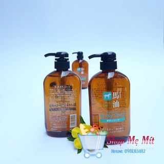 Sữa tắm mỡ ngựa Horse Oil Moisture Body Soap Nhật Bản 600ml