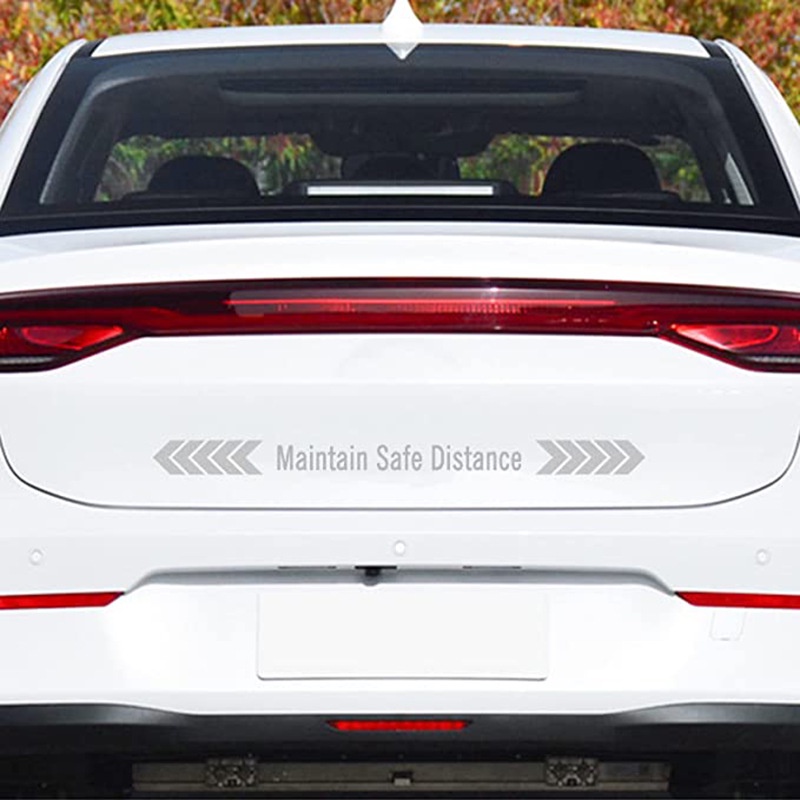 Miếng Dán Phản Quang In Hình Mũi Tên An Toàn Trang Trí Thân Xe Hơi