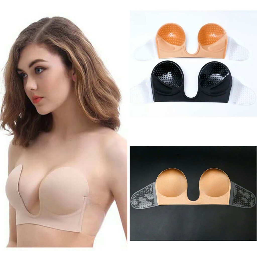 Áo lót dán chữ U mặc váy áo khoét ngực sâu SIÊU BÁM DÍNH, cực kỳ tiện dụng