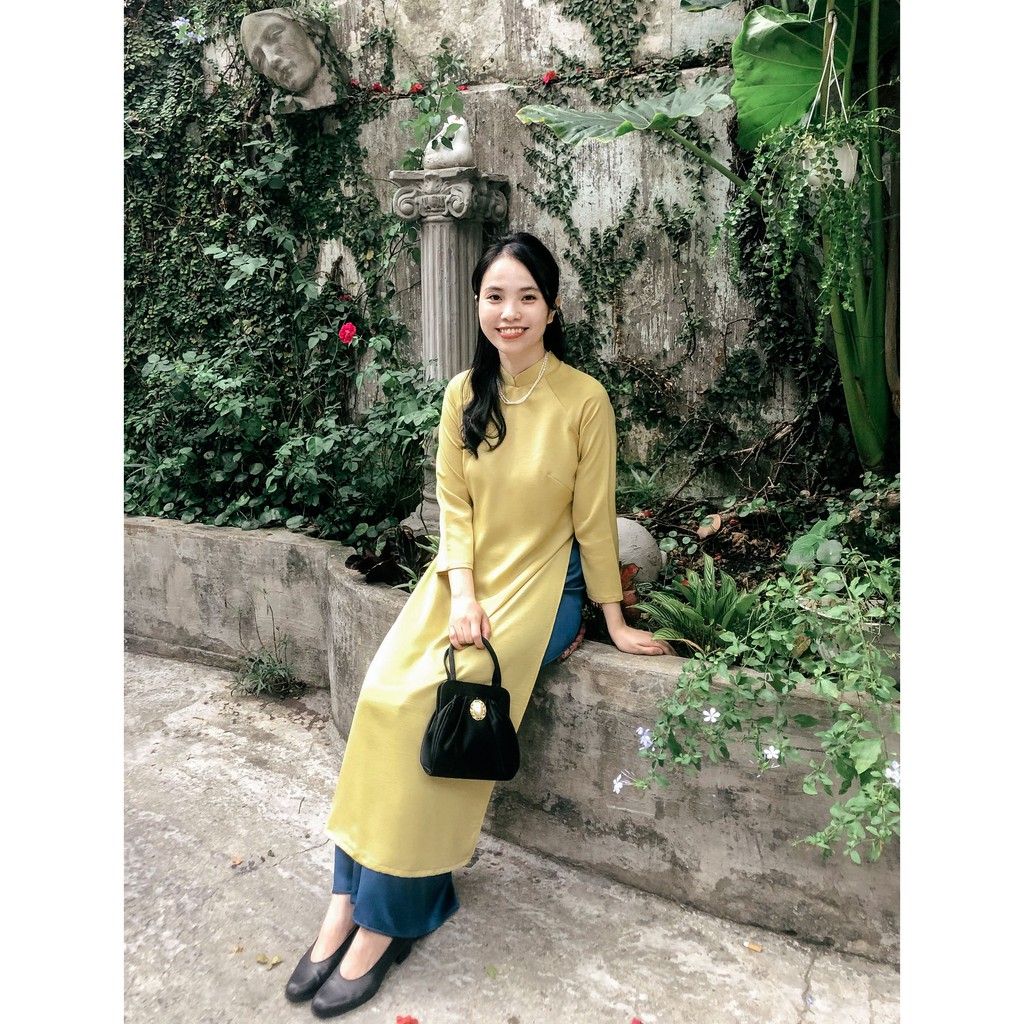 Set Áo dài Rosemary Tây Thi Vàng Cải Chua
