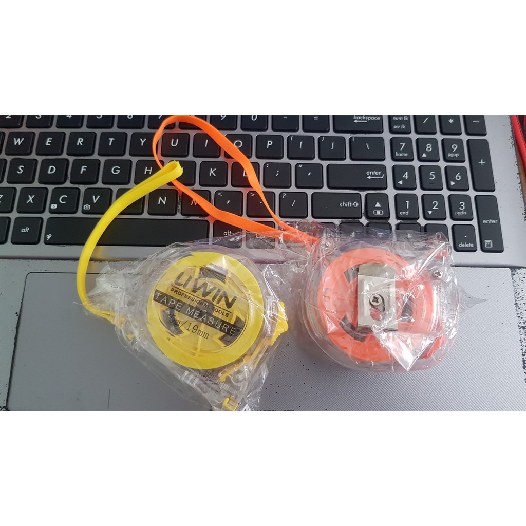 Thước Kéo Lỗ Ban 5M Lá Thép Vỏ Trong Suốt l AVy Shop