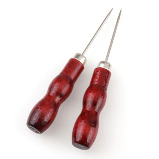 Combo 5 Dùi nhọn cán gỗ - Dụng Cụ Làm Đồ Da - Da Thuộc Sài Gòn