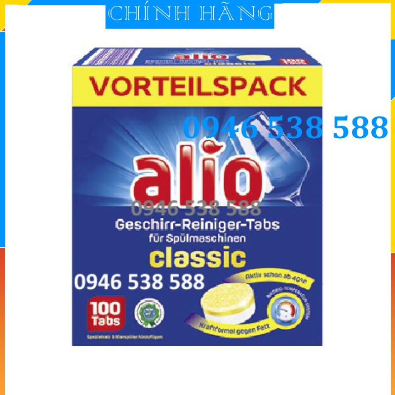 Viên rửa bát Alio 100 viên