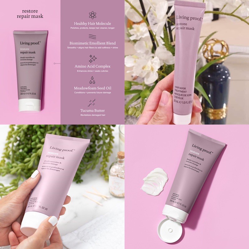LIVING PROOF Mặt nạ phục hồi tóc chuyên sâu