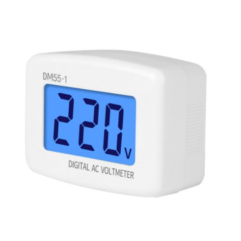 Đồng Hồ Đo Điện Áp Phích Cắm MÀN HÌNH LCD Đồng hồ vôn kế AC 80-300 V | dienmaybaonam |