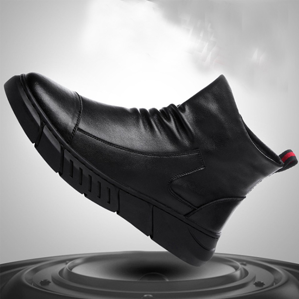 [GN09] GIÀY DA NAM TRƠN LÌ CAO CỔ THỜI TRANG | BigBuy360 - bigbuy360.vn