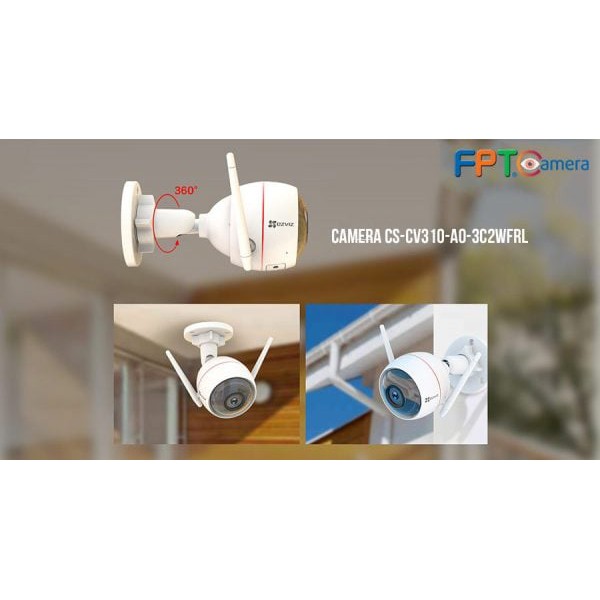 Camera IP Wifi EZVIZ C3W, Full HD,  Full color, phát hiện chuyển động thông minh, ghi âm cảnh báo đột nhập