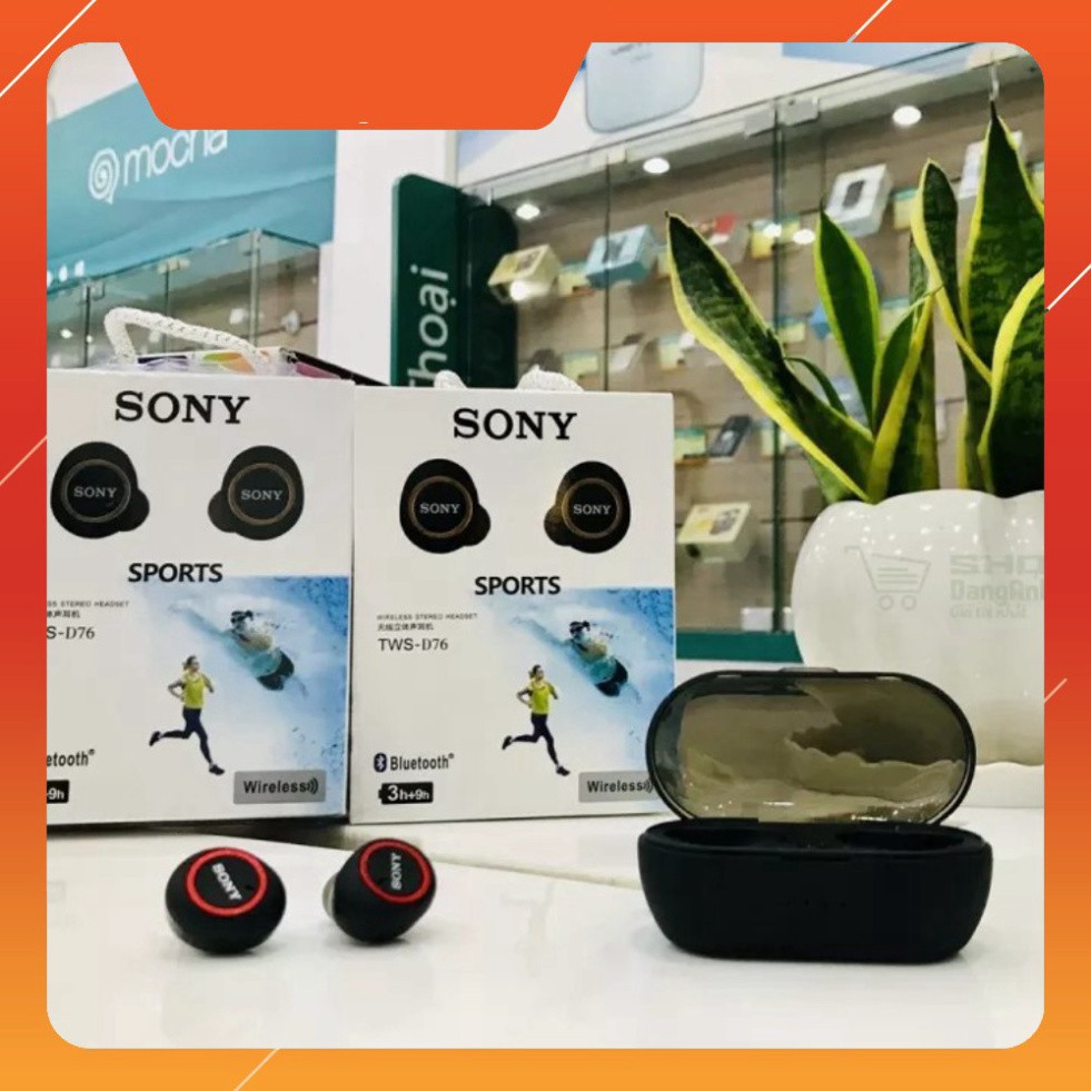 Tai Nghe Không Dây Tai Nghe Bluetooth D76 Hàng Chính Hãng Âm Thanh Cực Chất Kháng Nước Và Chống Ồn Tuyệt Đối
